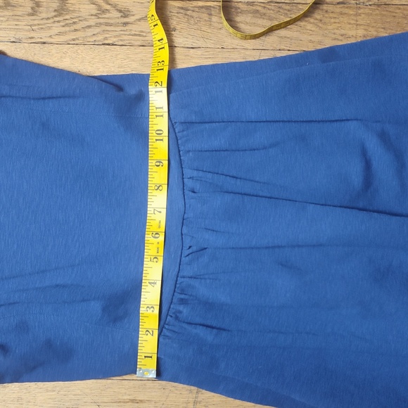 J.Crew Blue Sleeveless Fit & Flare Blue Dress - Size 2XS - Picture 3 of 8